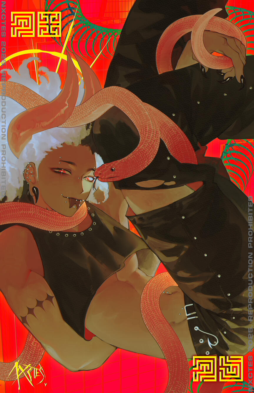 OC New Year's Illustration 2025